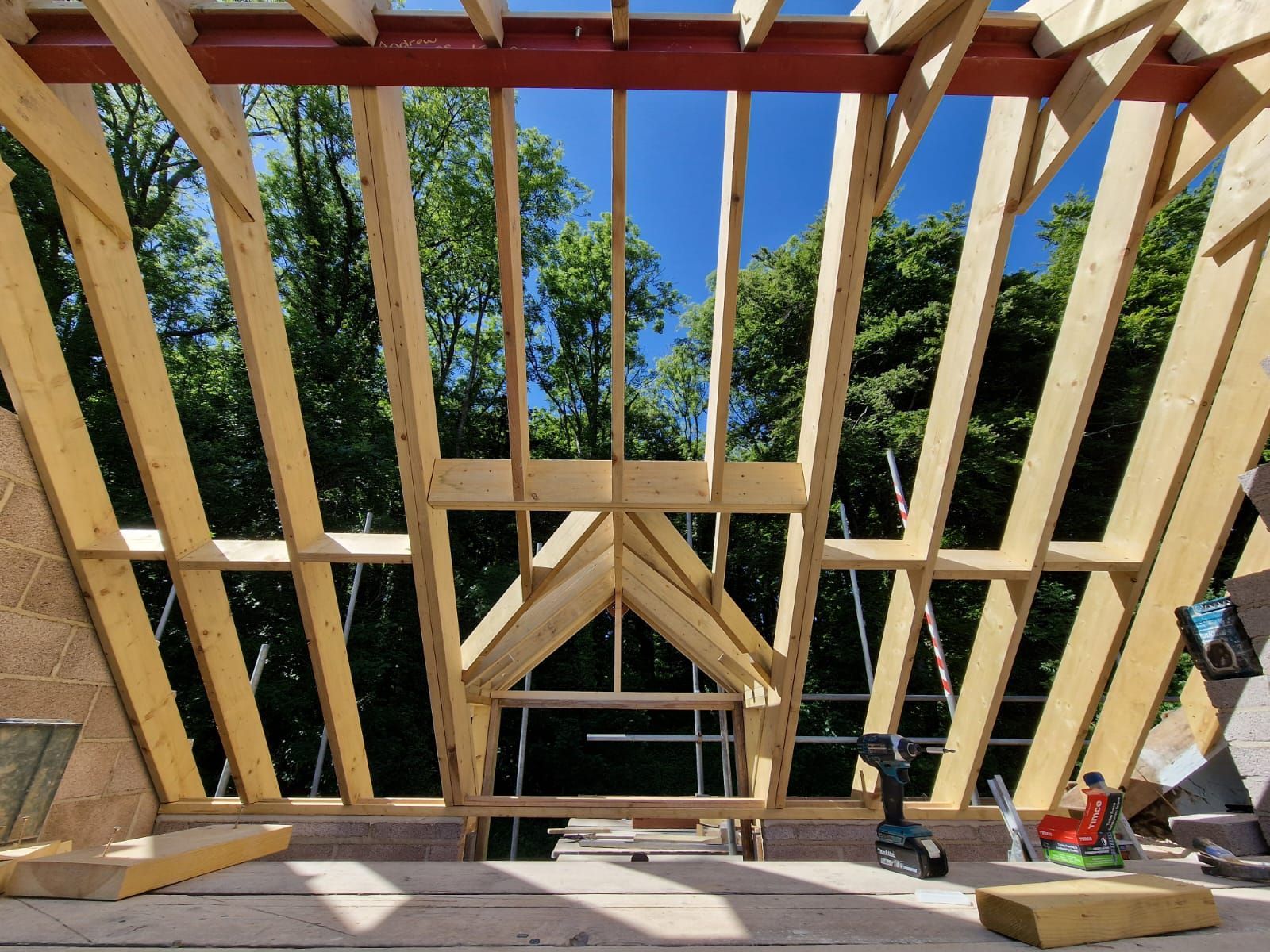 Extension's New Roof Build