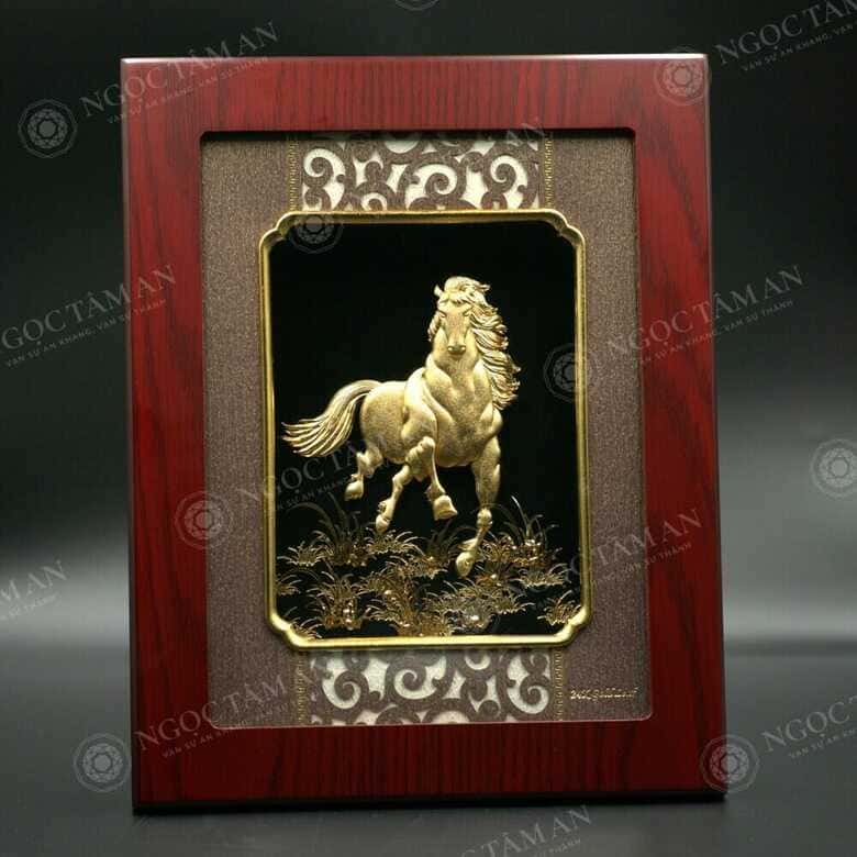 Chất lượng và đẳng cấp – Tranh mã đáo thành công mạ vàng tại Ngọc Tâm An