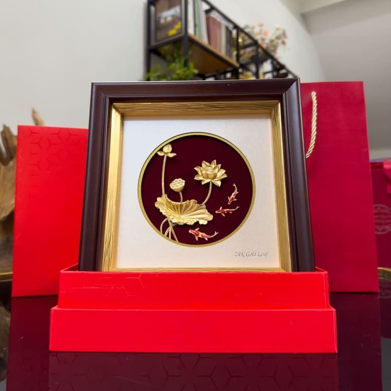 Quà tặng sếp mạ vàng