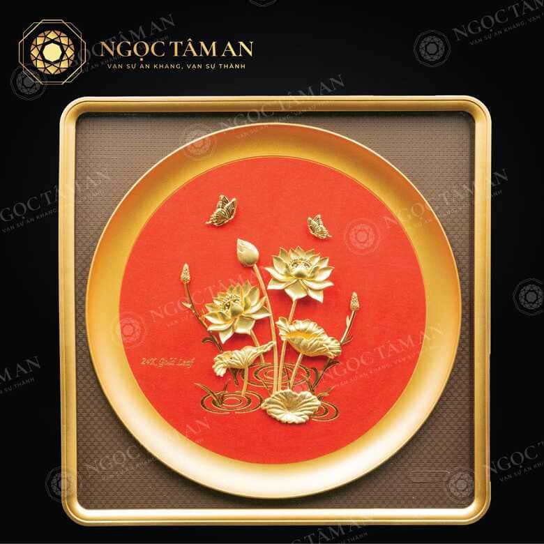 Quà tặng mạ vàng thiết kế sang trọng, tinh tế
