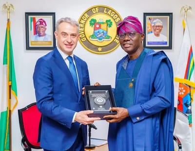 Governor Sonwo Olu: Received The Deputy Prime Minister Of Digital Affairs Of Poland, Mr Krzystof Gawkowski At The Lagos State House Marina