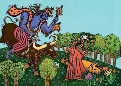African Folklore: The Lion and the Tortoise