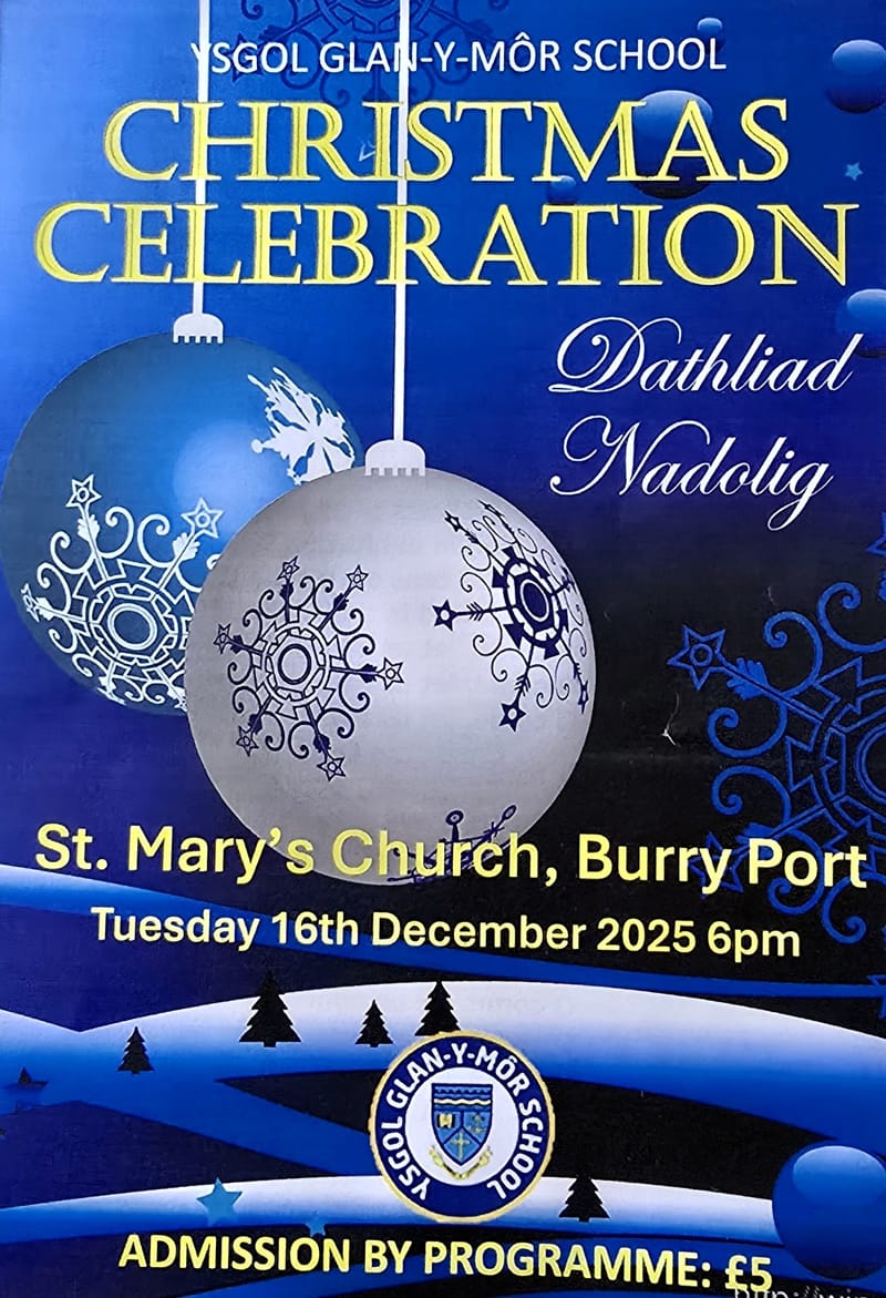 Glan y Mor Christmas Concert at St. Mary's Church, Burry Port