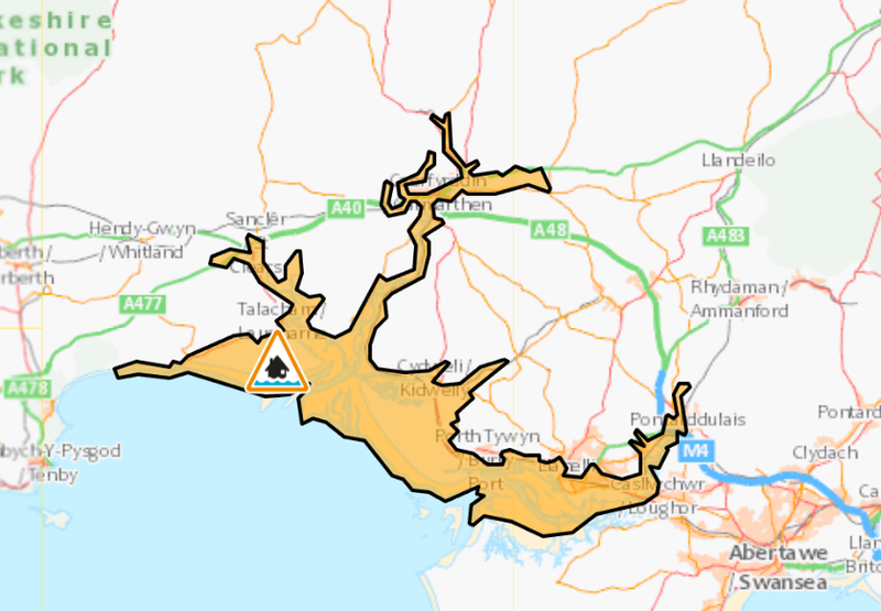 Flood Alert Along the Carmarthenshire Coast: What You Need to Know