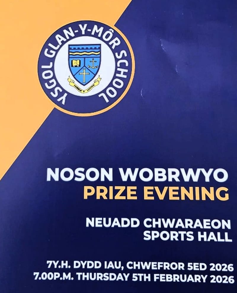 Glan Y Mor School Prize Evening