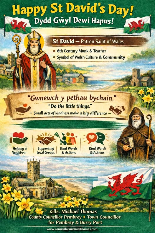 Happy St David’s Day / Dydd Gŵyl Dewi Hapus!