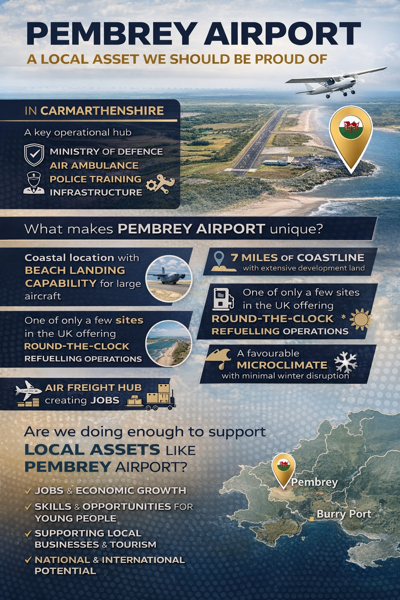 ✈️ Pembrey Airport — Recognising a Strategic Local Asset
