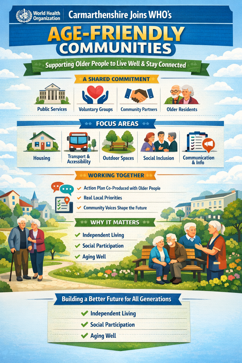 👵👴 Carmarthenshire Joins WHO Age-Friendly Communities Network