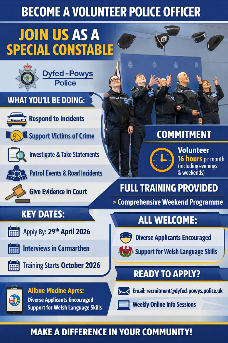 🚓 Volunteer Police Officer Opportunity – Special Constables