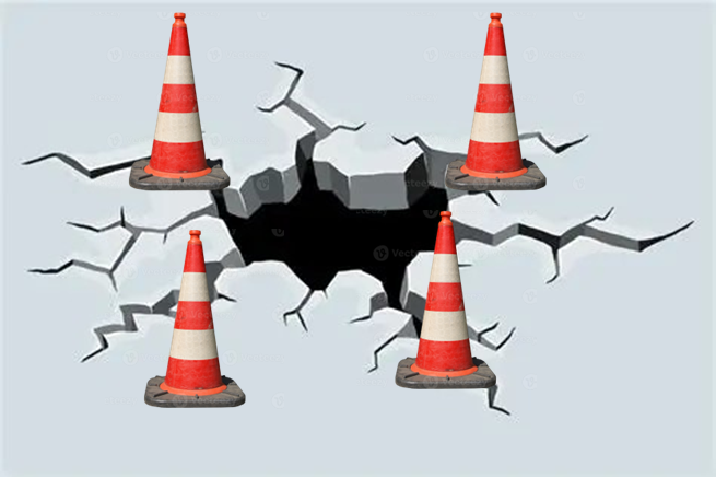 Firstly, a sincere thank you to the residents who have taken the time to contact me regarding what appears to be a sinkhole developing along Lando Road.