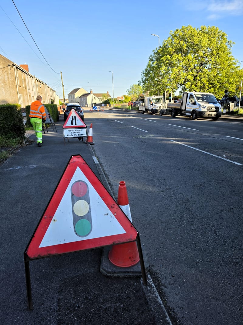 Just wanted to give a massive shout out and thank you to the staff from Carmarthenshire County Council who have responded really quickly