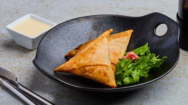 08.Mozarella Samosa