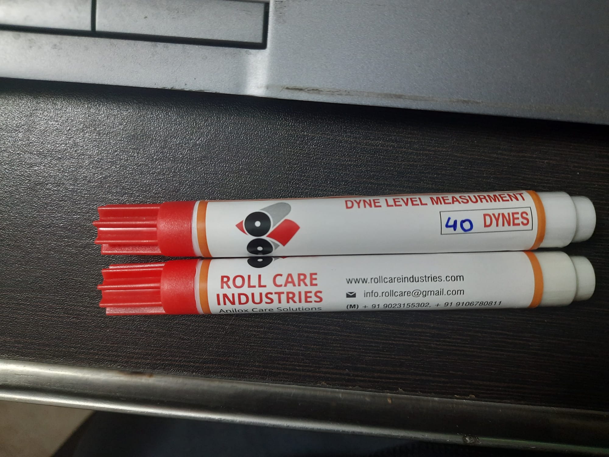 Dyne test pen