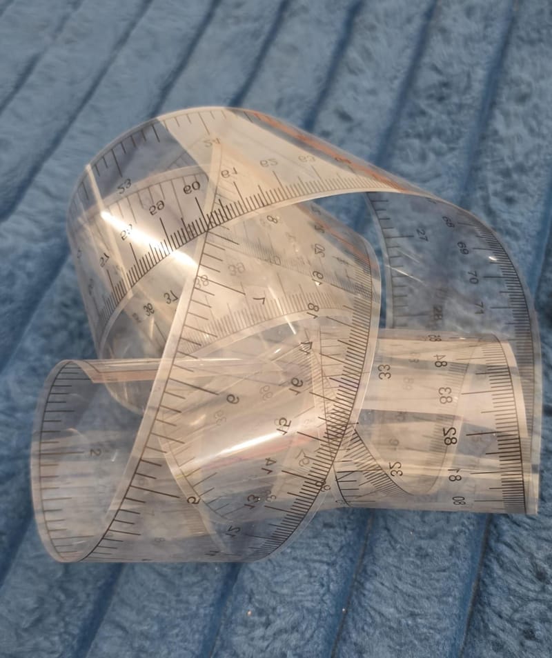 Circumference Measurement Plastic Ruler