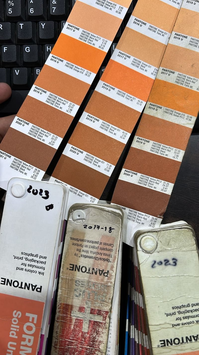 Why the Same Pantone Number Looks Different in 2018, 2022, and 2026 Books