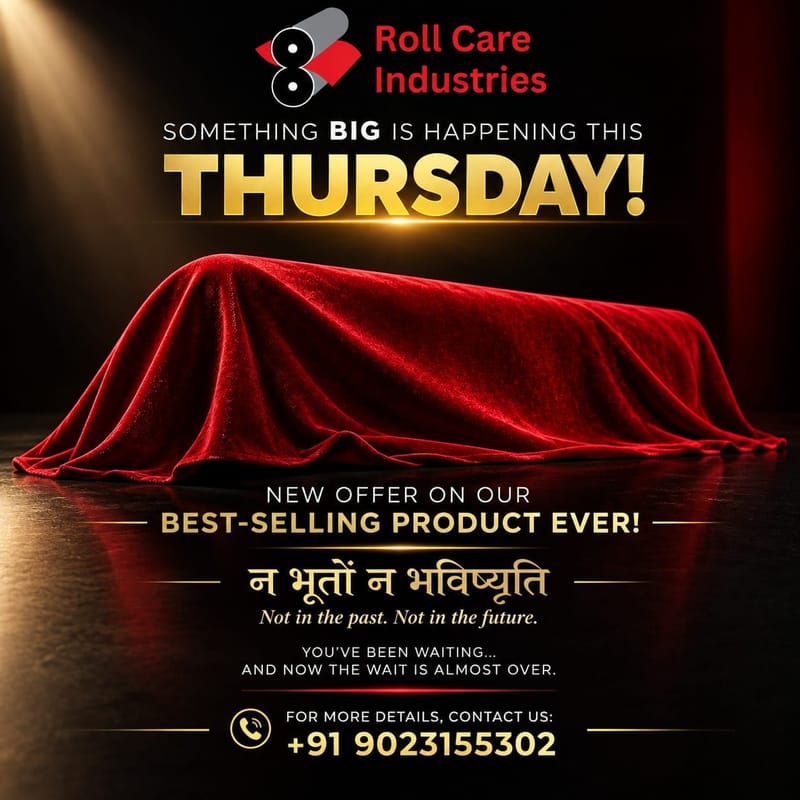 THURSDAY IS SPECIAL! 🚨Something BIG is coming from Roll Care Industries!