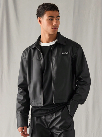 Fashionable Casual Long Sleeve Open Front Zip Up Jacket