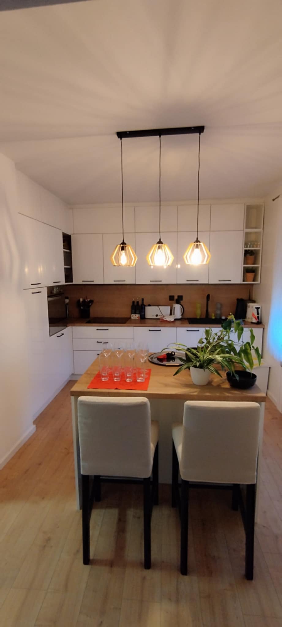 Izrada i montaža kuhinje + ugradnja aparata + led rasvijeta.