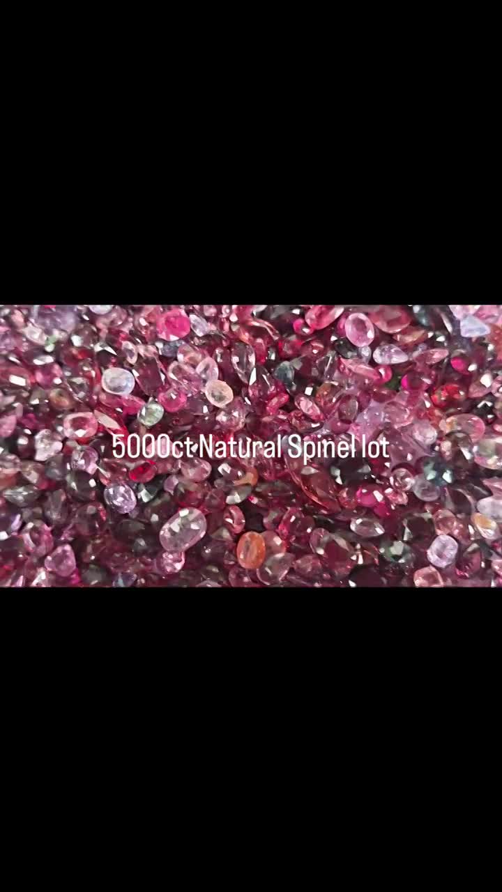 5,000 Carat Faceted Spinel Lot! 💎 Sparkle Overload