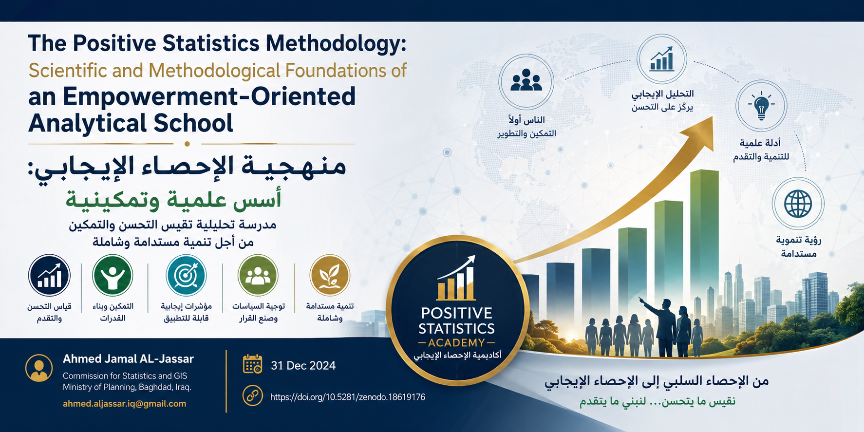 The Positive Statistics Methodology: Scientific and MethodologicalFoundations of an Empowerment-Oriented Analytical School