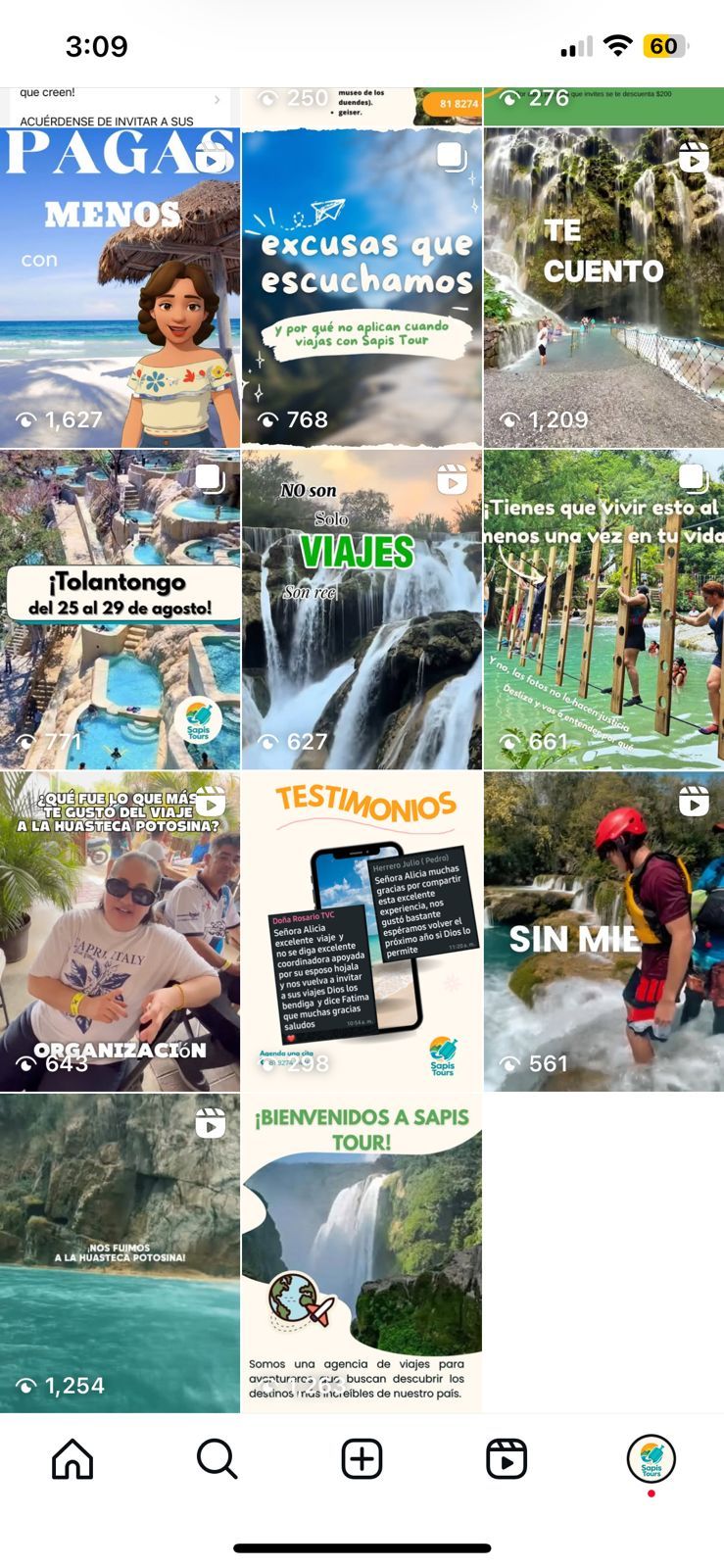 Feeds de instagram