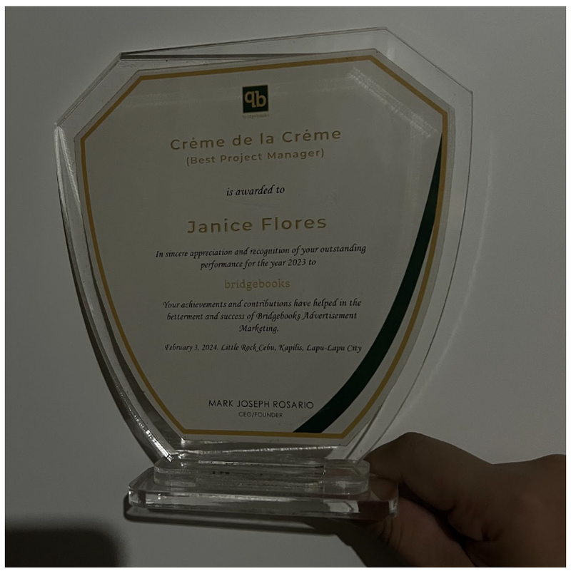 🏆 Best Project Manager of the Year 2023 – Retention & Operational Excellence