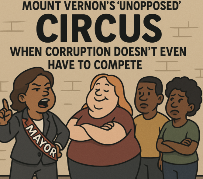 Mount Vernon’s “Unopposed” Circus: When Corruption Doesn’t Even Have to Compete