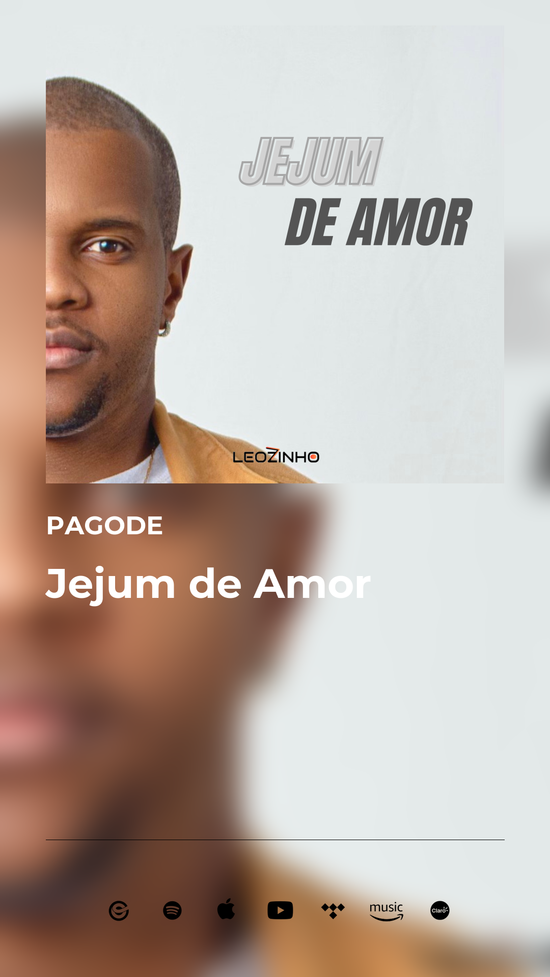 Música “Jejum de amor” spotify