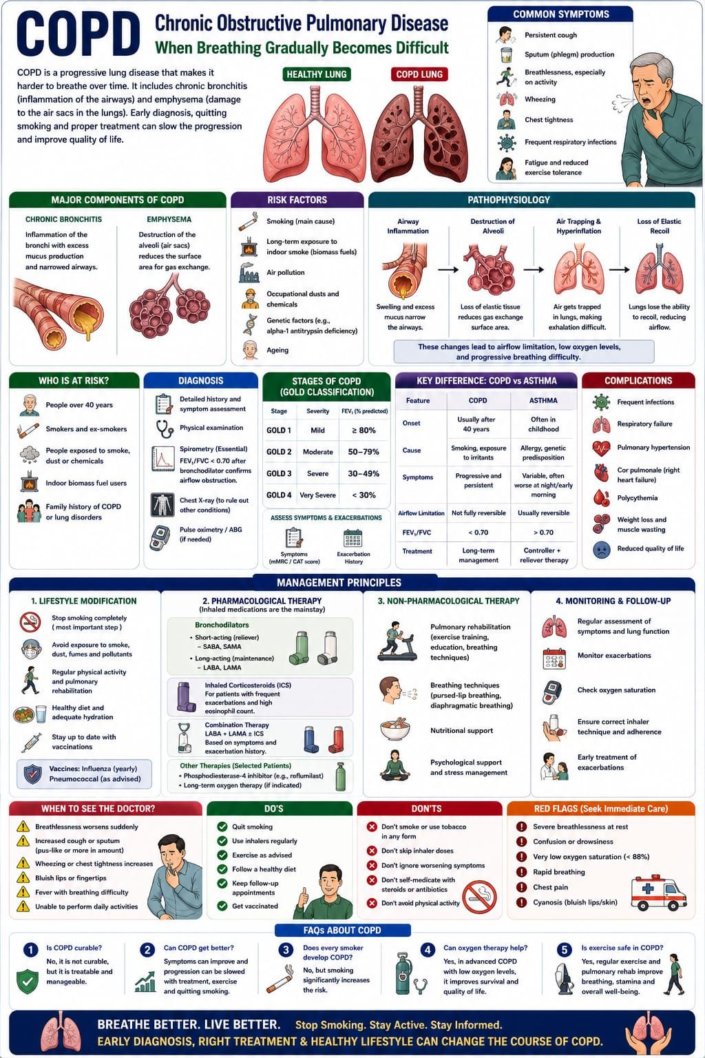 Chronic Obstructive Pulmonary Disease (COPD): When Breathing Gradually Becomes Difficult