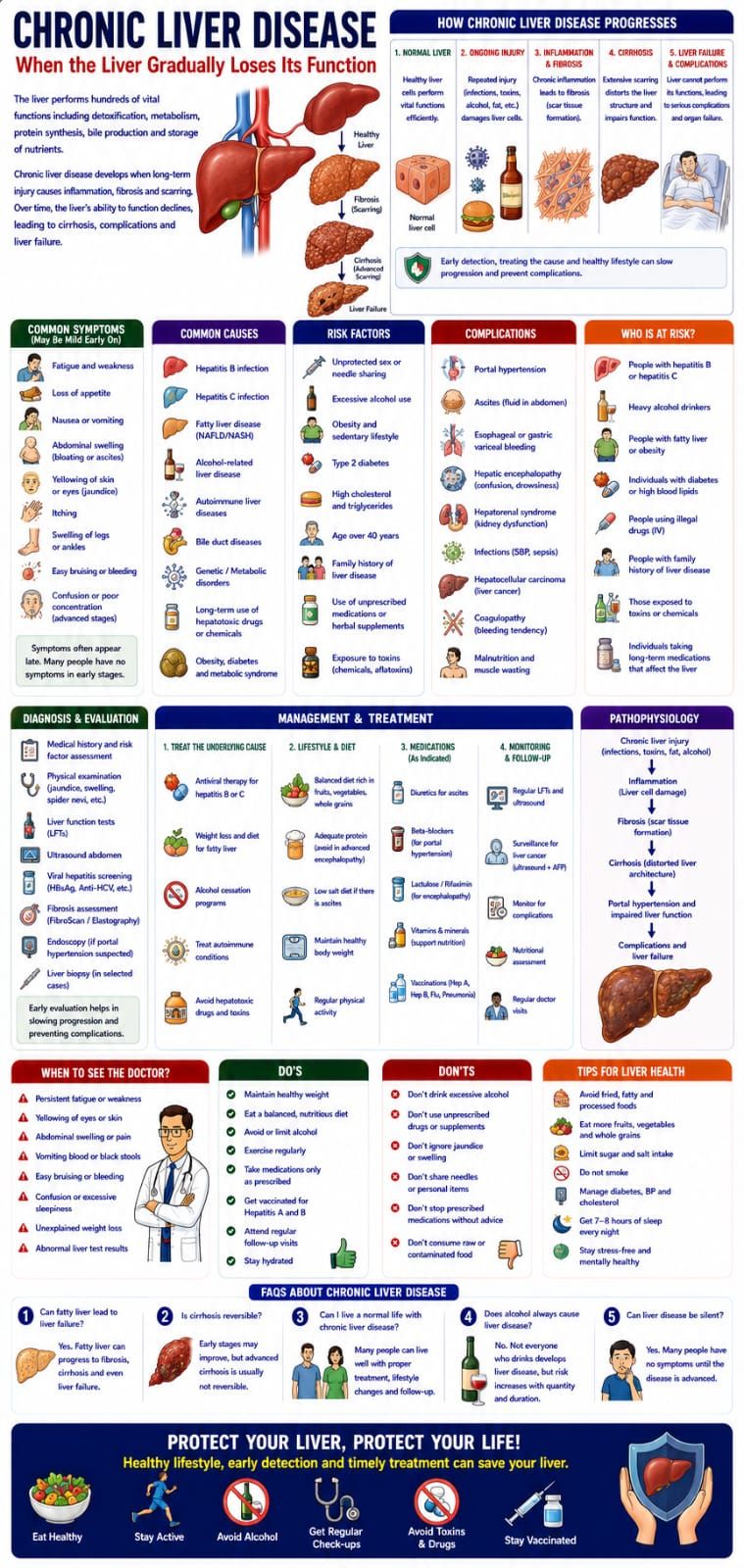 Chronic Liver Disease: When the Liver Gradually Loses Its Function