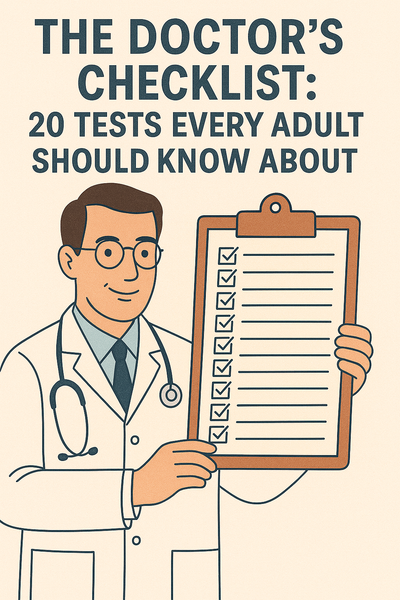 The Doctor’s Checklist: 20 Tests Every Adult Should Know About