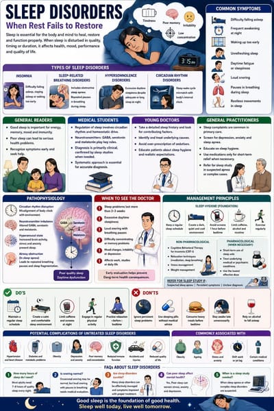 Sleep Disorders: When Rest Fails to Restore