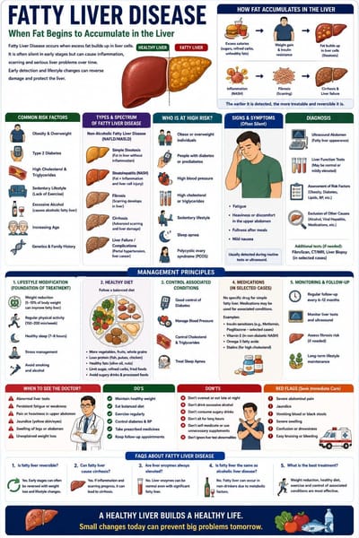 Fatty Liver Disease: When Fat Begins to Accumulate in the Liver