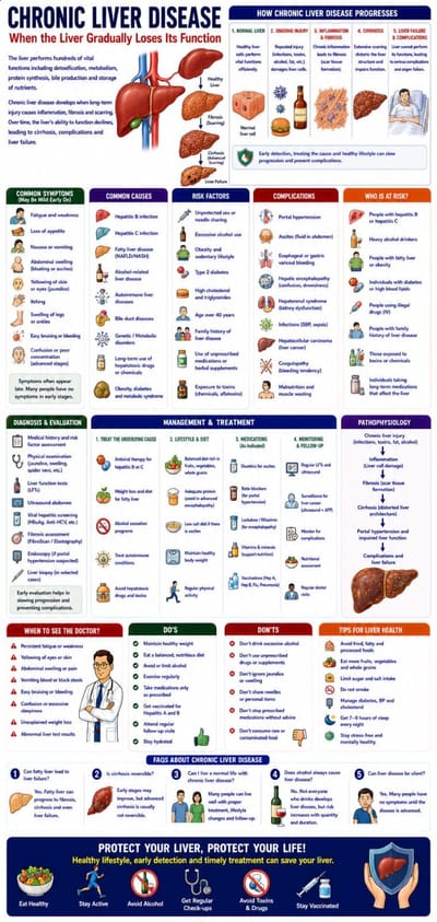 Chronic Liver Disease: When the Liver Gradually Loses Its Function