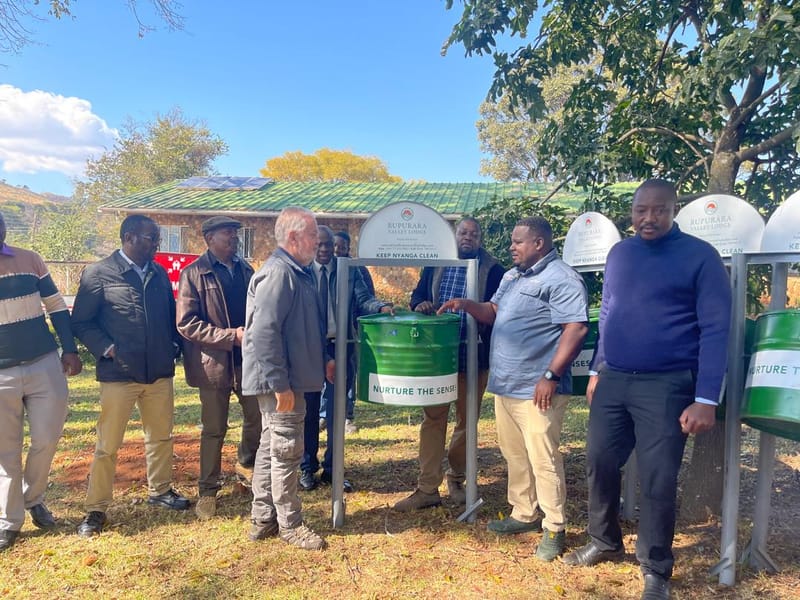 Refuse Bin Donations by Rupurara Valley Lodge