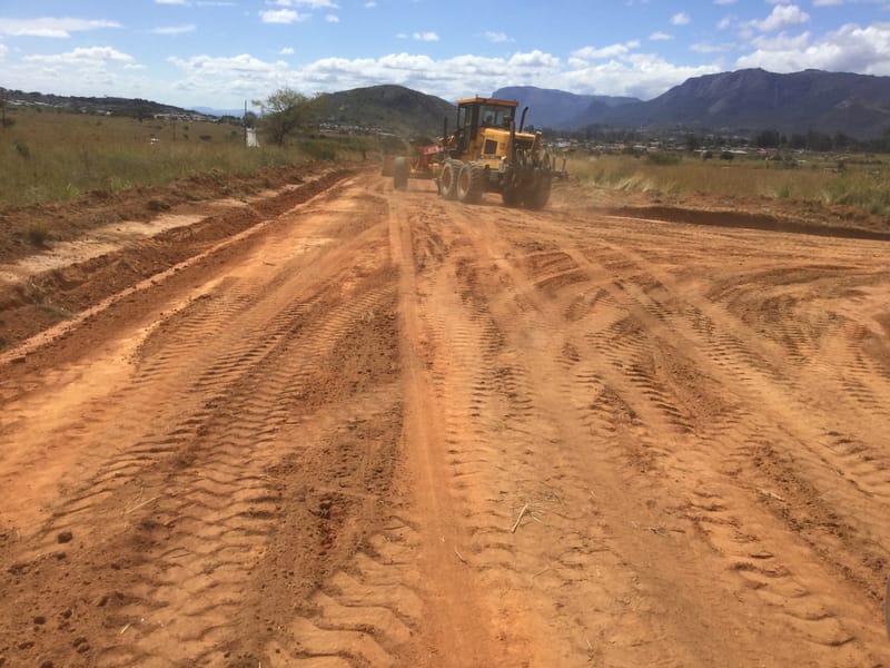Nyangani Park Ext. road formation and grading - Ward 29