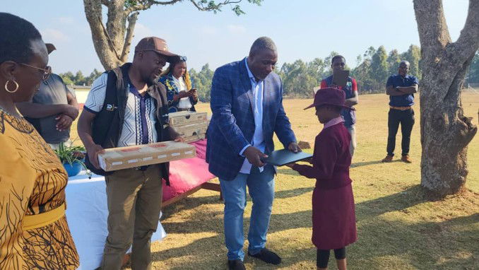 Gairezi Sec School electrification and computers.