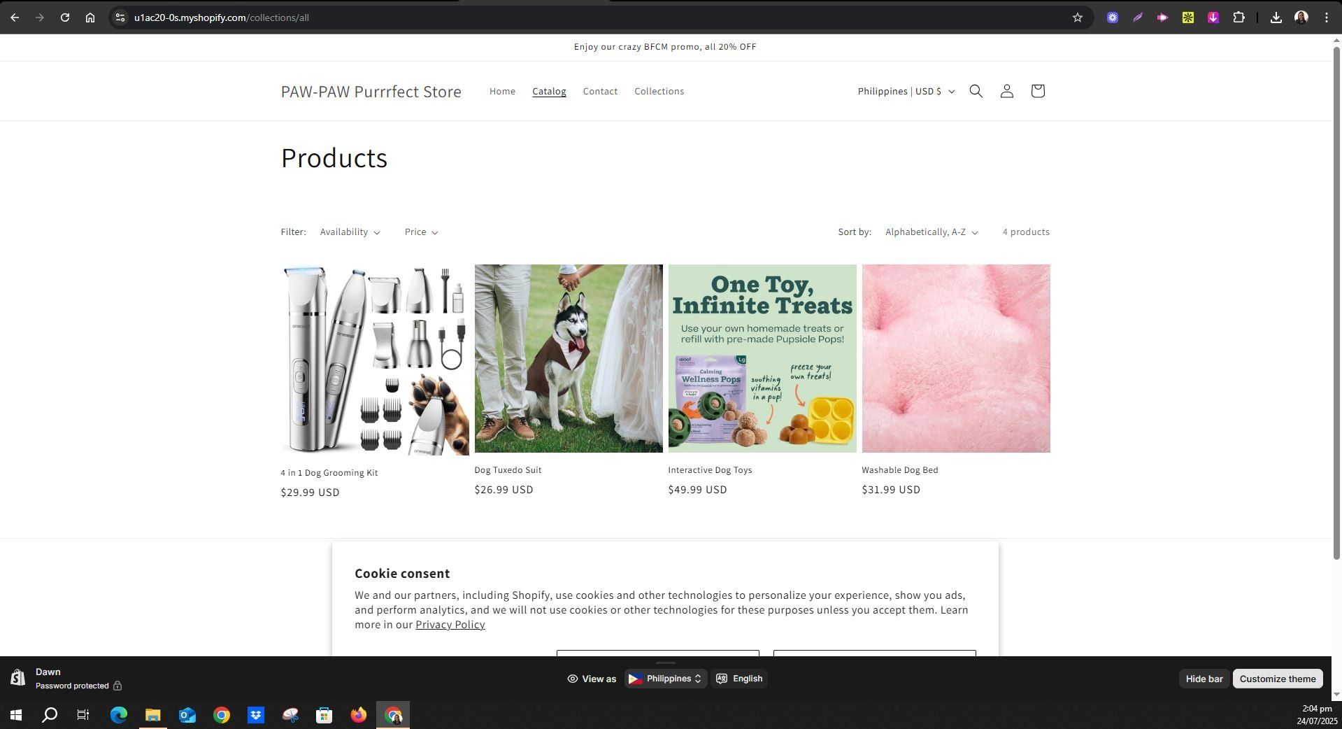 Product Listing (adding Products to Shopify Store)