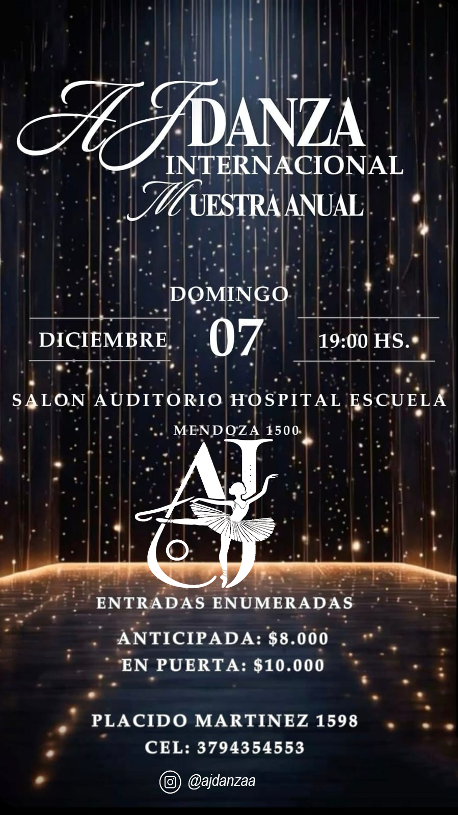 Gran Noche de Talento y Pasión! AJ DANZA Presenta su Espectacular Muestra Anual 2025