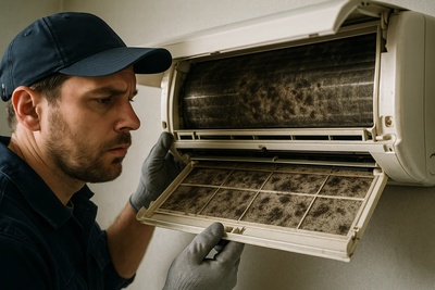 Why Does My AC Smell Like Mold? Causes & Solutions