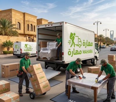 نقل عفش بالرياض بأسعار تنافسية – شركة مهارة