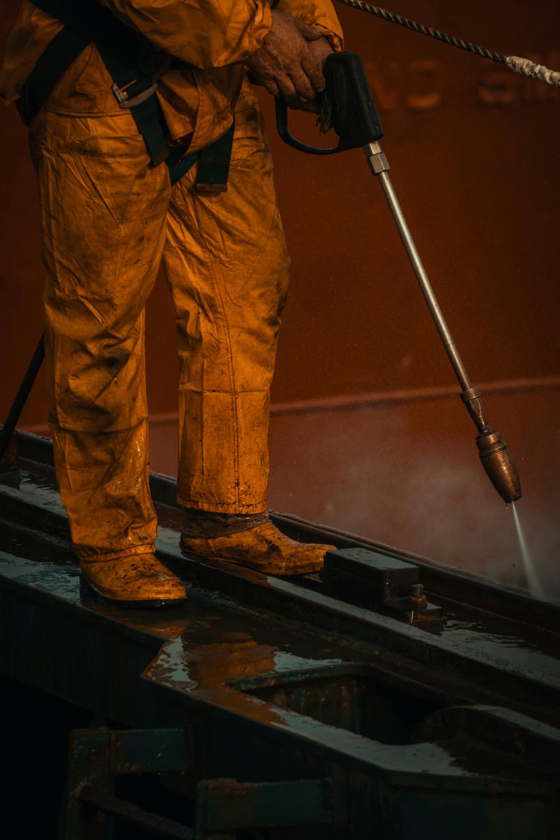 high pressure wash