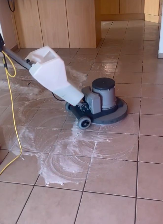 TILE SCRUBING