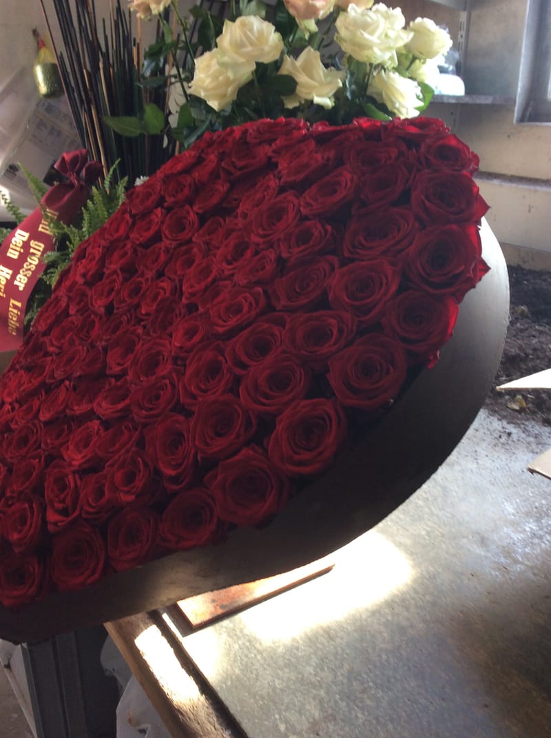 💗 Blumenherzen – ein inniger letzter Gruss