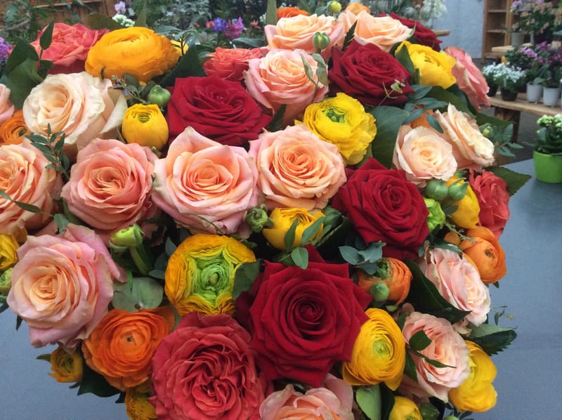 💗 Blumenherzen – ein inniger letzter Gruss