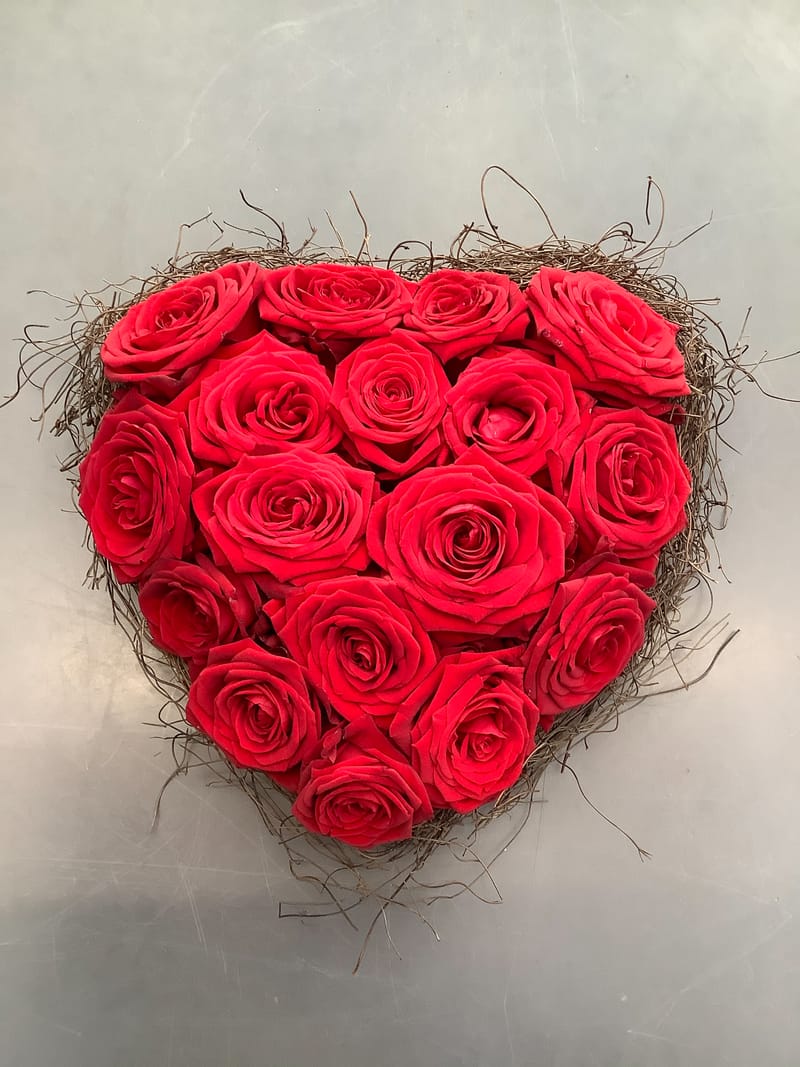 💗 Blumenherzen – ein inniger letzter Gruss