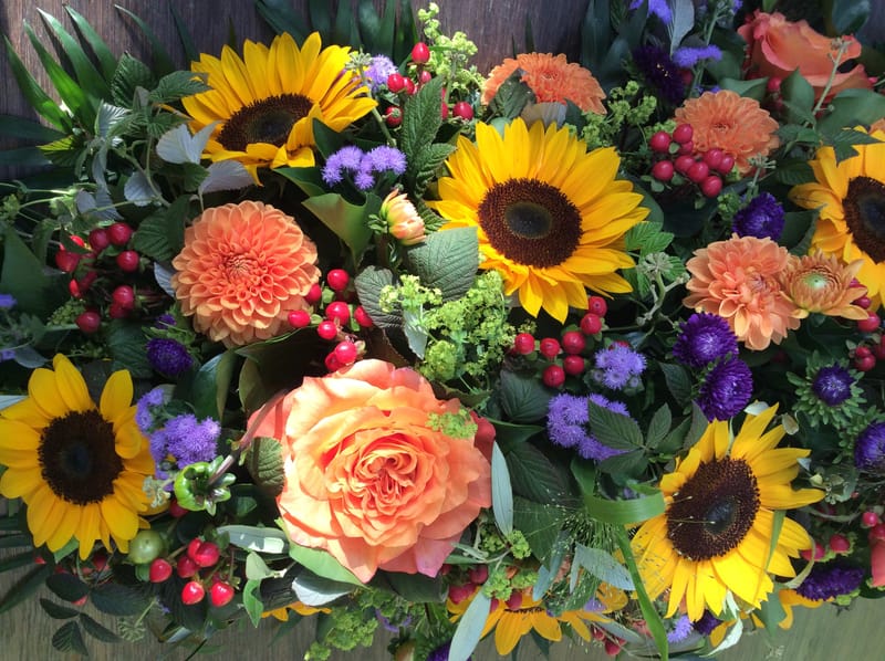 🌻 Sargbouquets – ein letzter Blumengruss