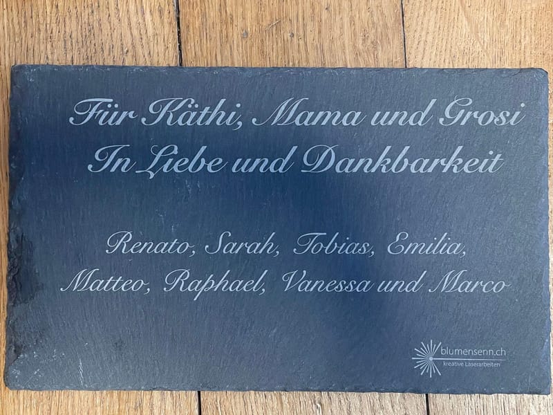 🖋️ Personalisierte Schiefertafeln – bleibende Worte