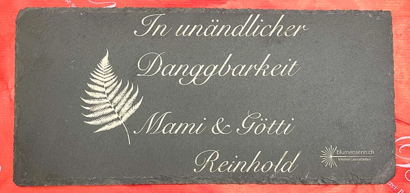 🖋️ Personalisierte Schiefertafeln – bleibende Worte
