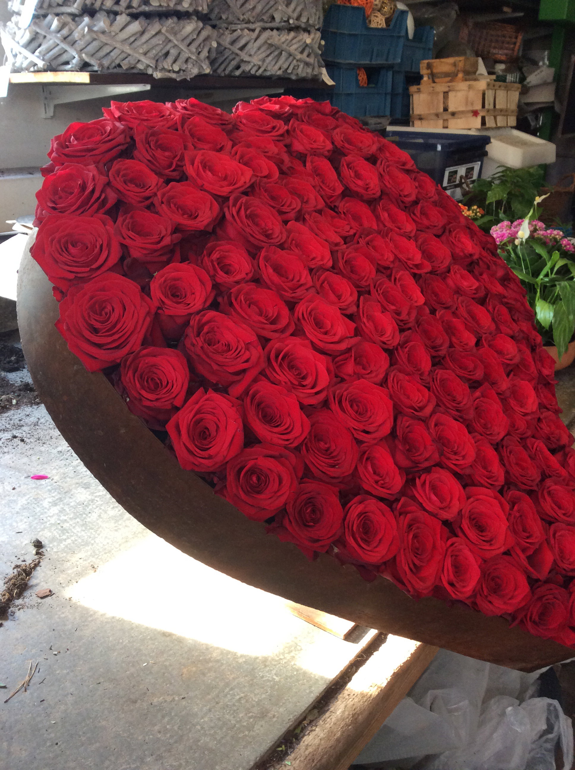 💗 Blumenherzen – ein inniger letzter Gruss